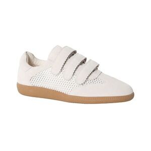 Tiffany & Fred Paris Suede Sneaker, White